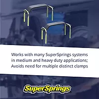 SuperSprings MXKT Mounting Kit for SuperSprings Applications - Black