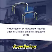 SuperSprings MXKT Mounting Kit for SuperSprings Applications - Black