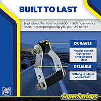 SuperSprings Set of SuperSprings fits 2014-2024 RAM ProMaster 1500/2500/3500 (2WD Only) | 1900 lb Capacity | Reduces Body Roll