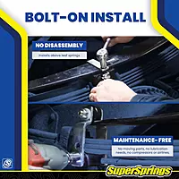 SuperSprings Set of SuperSprings fits 2014-2024 RAM ProMaster 1500/2500/3500 (2WD Only) | 1900 lb Capacity | Reduces Body Roll