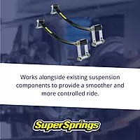 SSA25 SuperSprings Leaf Springs for RAM/Ford/Chevy/GMC/Nissan - Black