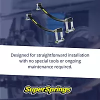 SSA25 SuperSprings Leaf Springs for RAM/Ford/Chevy/GMC/Nissan - Black