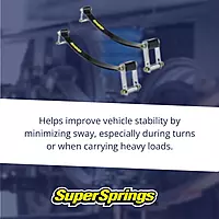 SSA25 SuperSprings Leaf Springs for RAM/Ford/Chevy/GMC/Nissan - Black