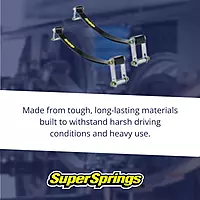 SSA25 SuperSprings Leaf Springs for RAM/Ford/Chevy/GMC/Nissan - Black