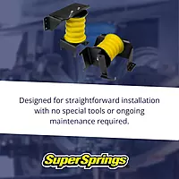 SuperSprings SSR-187-54-1 SumoSprings Rear Maxim for Ford F-53 Left/Right Pair