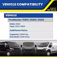 SuperSprings SSR-313-54 Rear SumoSprings for Ram ProMaster 1500/2500/3500 2WD