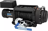 SUPERWINCH 1518001 Tiger Shark 18000SR 12V DC Winch 18,000lb Single Line Pull with Hawse Fairlead