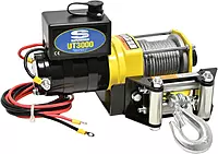 Superwinch 1331200 UT3000, 12 VDC winch, 3,000lb/1360 kg with mount plate, Roller Fairlead & 12' remote