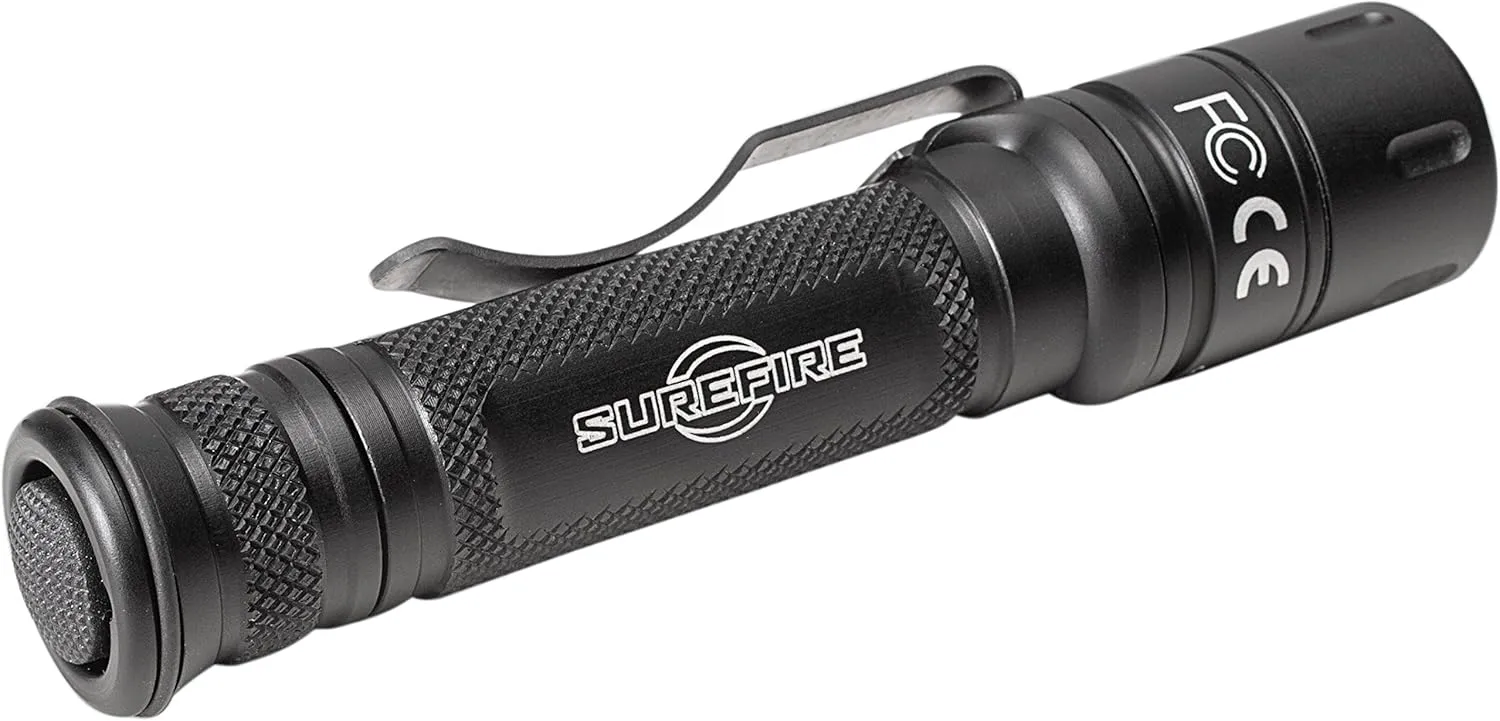 SureFire E2T-MV Tactician High-Output LED Flashlight with Maxvision, Black