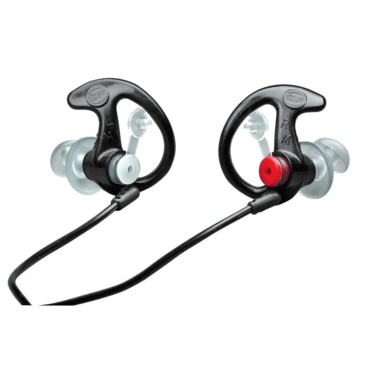SureFire EP3 Sonic Defenders Filtered Earplugs, Double Flanged Design, Reusable