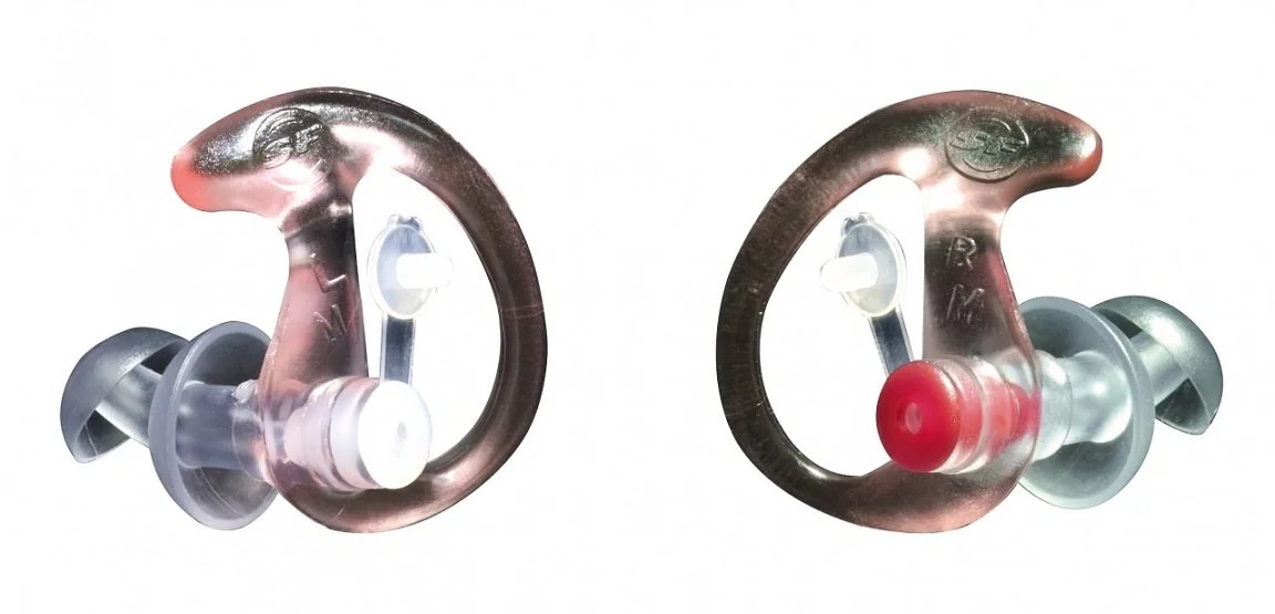 SureFire EP3 Sonic Defenders Filtered Earplugs, Double Flanged Design, Reusable