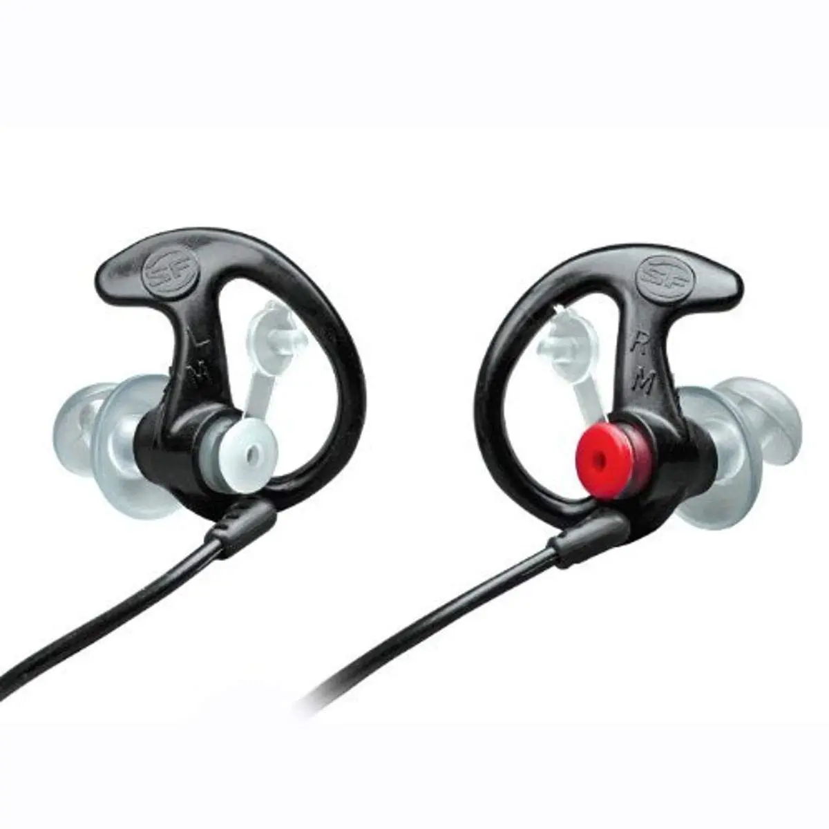 SureFire EP3 Sonic Defenders Filtered Earplugs, Double Flanged Design, Reusable