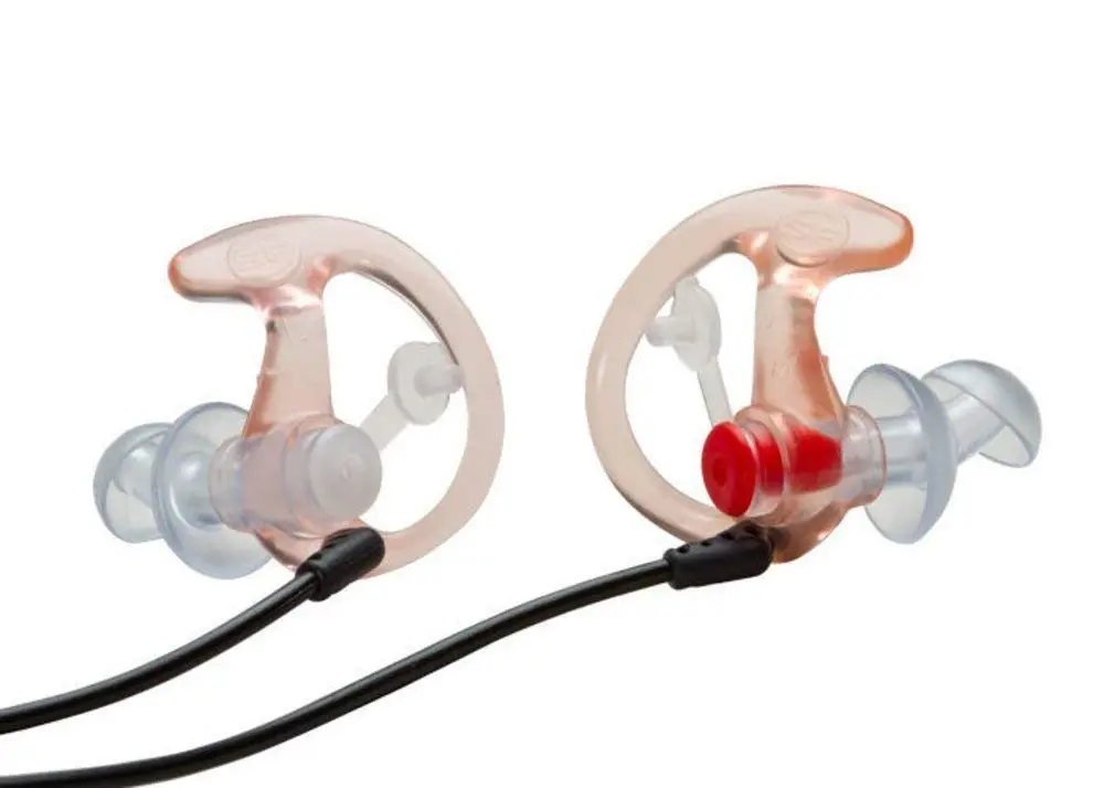SureFire EP3 Sonic Defenders Filtered Earplugs, Double Flanged Design, Reusable