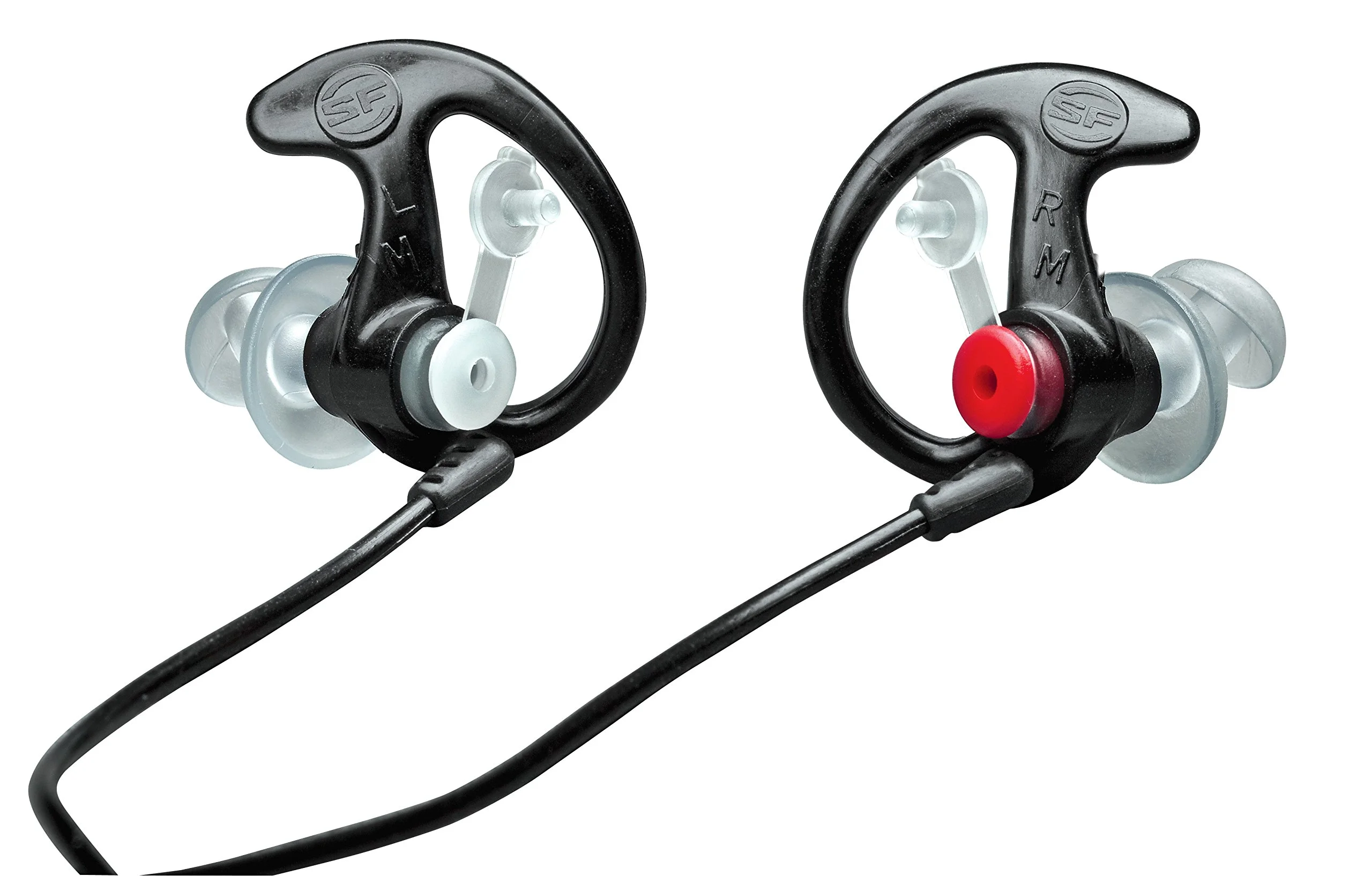 SureFire EP3 Sonic Defenders Filtered Earplugs, Double Flanged Design, Reusable