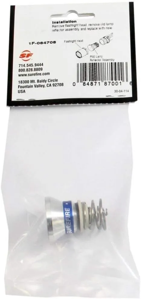 Surefire, P60, Replacement Lamp,Incandescent, 65 Lum,Black