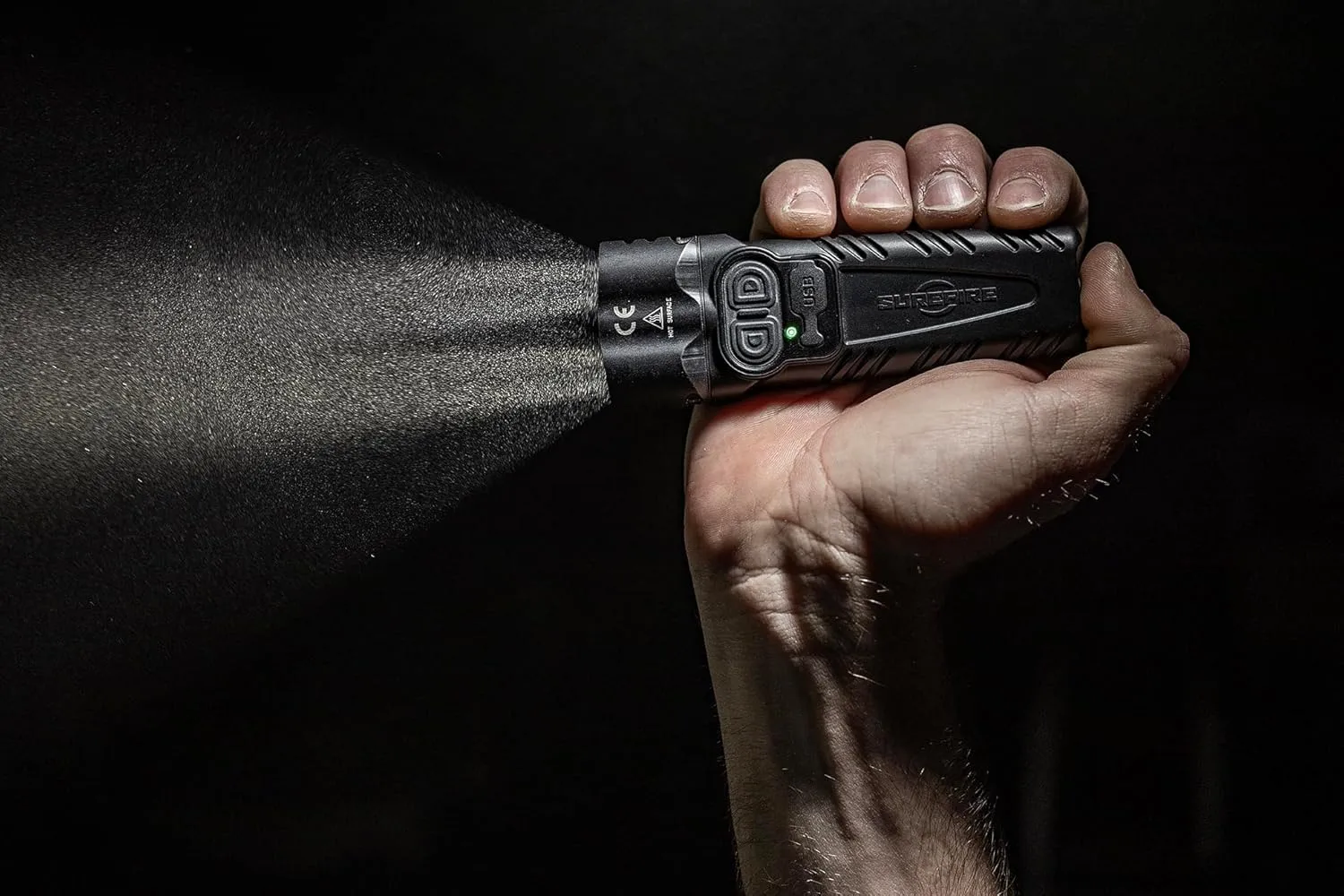 SureFire Stiletto Pro II Flashlight 1500/500/25 Lumens Hybrid Beam PLR-C