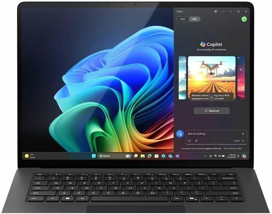 Microsoft Surface Laptop 7 15" Touchscreen Copilot+ PC Notebook - Intel Core Ultra 7 - 32GB - 1TB - Black