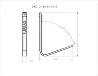 Transport SUPRax 50051, Stand-Up Paddleboard, Boat Mount, Dual Board Add-On