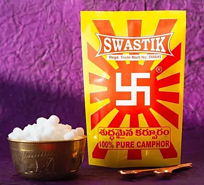 Swastik 100% Pure Camphor Round (50g x 20 Pkts) 1 Kg pack