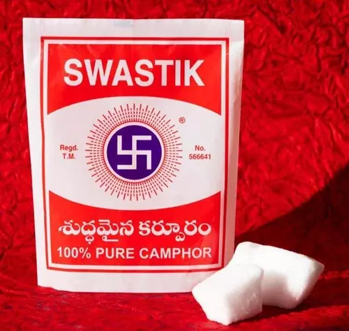 Swastik Pure Mudha/Harathi Camphor Pouch (250g x 4 Pkts) 1 Kg Pack