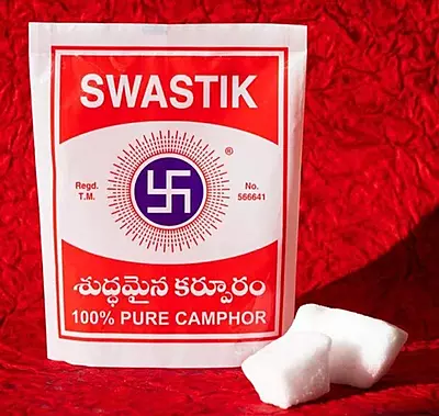 Swastik Pure Mudha/Harathi Camphor Pouch (500g x 2 Pkts) 1 Kg Pack