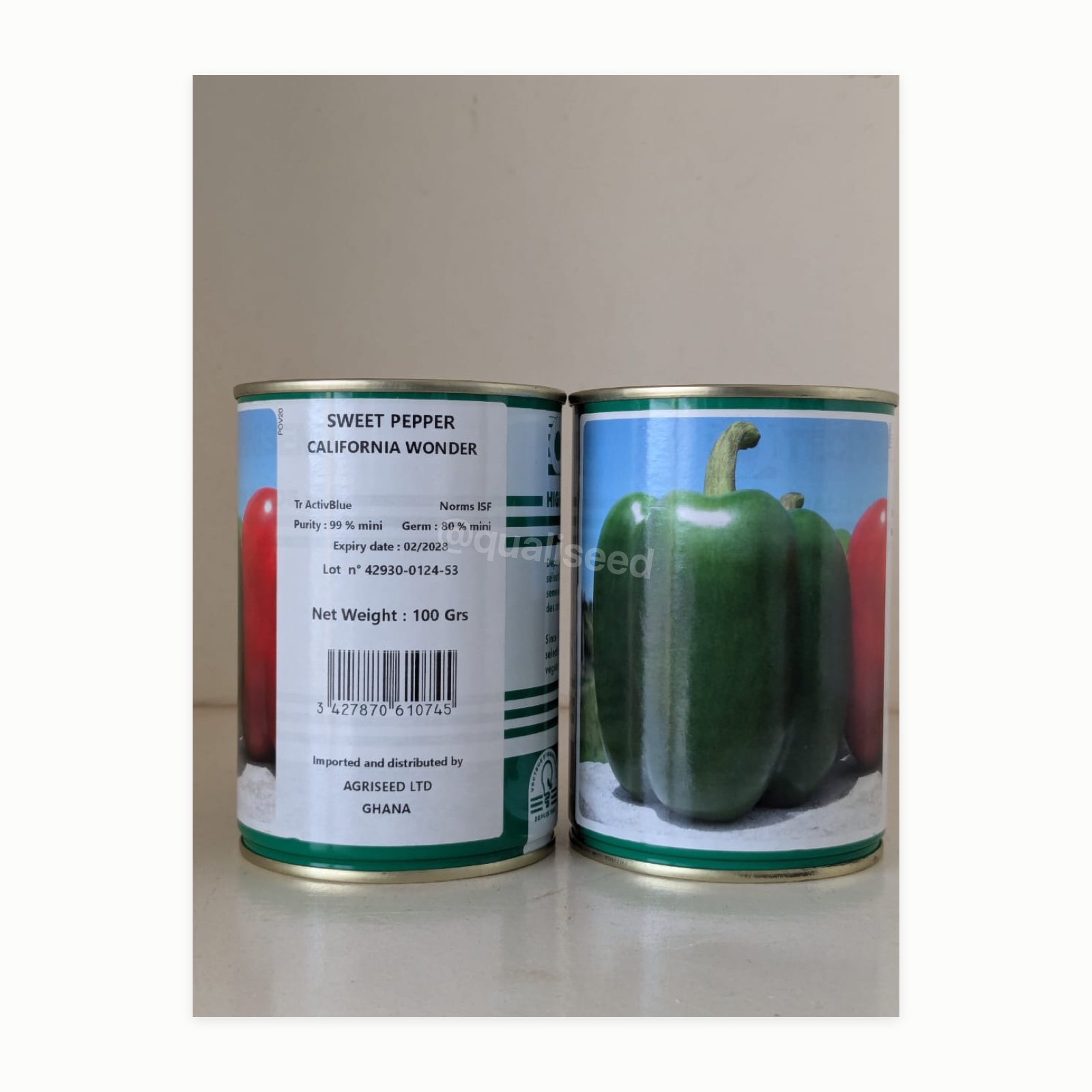 Sweet Pepper Carlifornia Wonder -100g