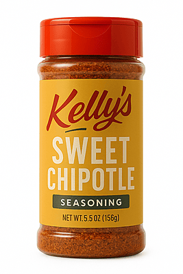 Kelly's Sweet Chipotle Seasoning, 8.4 oz.