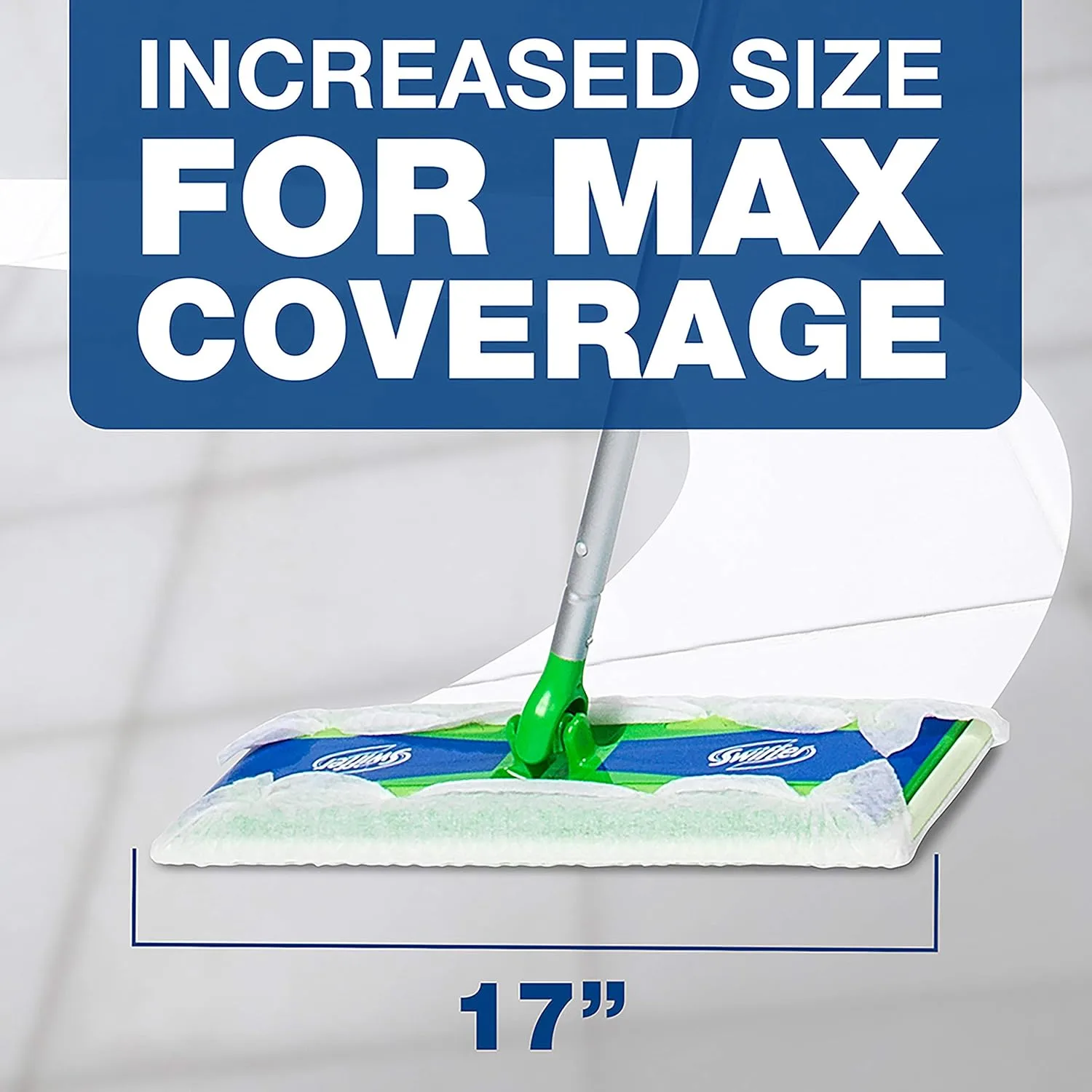 Swiffer Max Dry Cloth Refills - 17.9 x 10, White, 16/Box