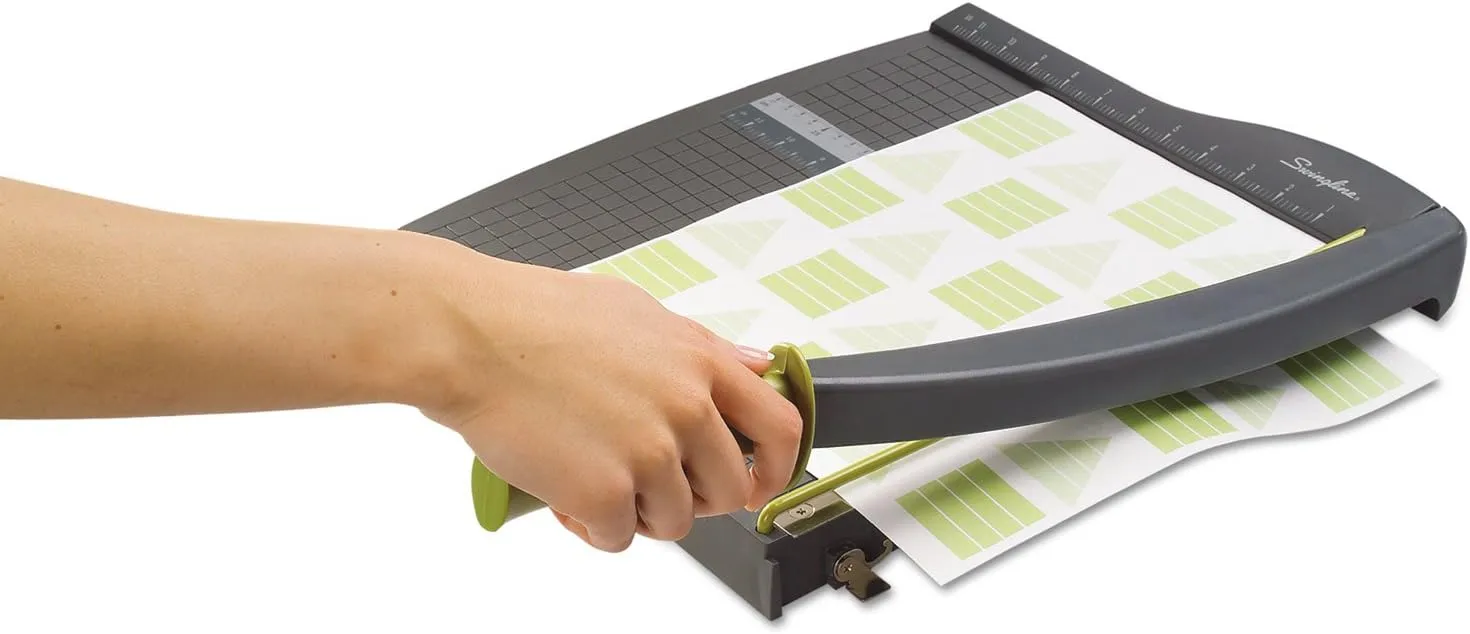 Swingline ClassicCut Lite Guillotine Trimmer, 12 in Cut Length, 10-Sheet Capacity