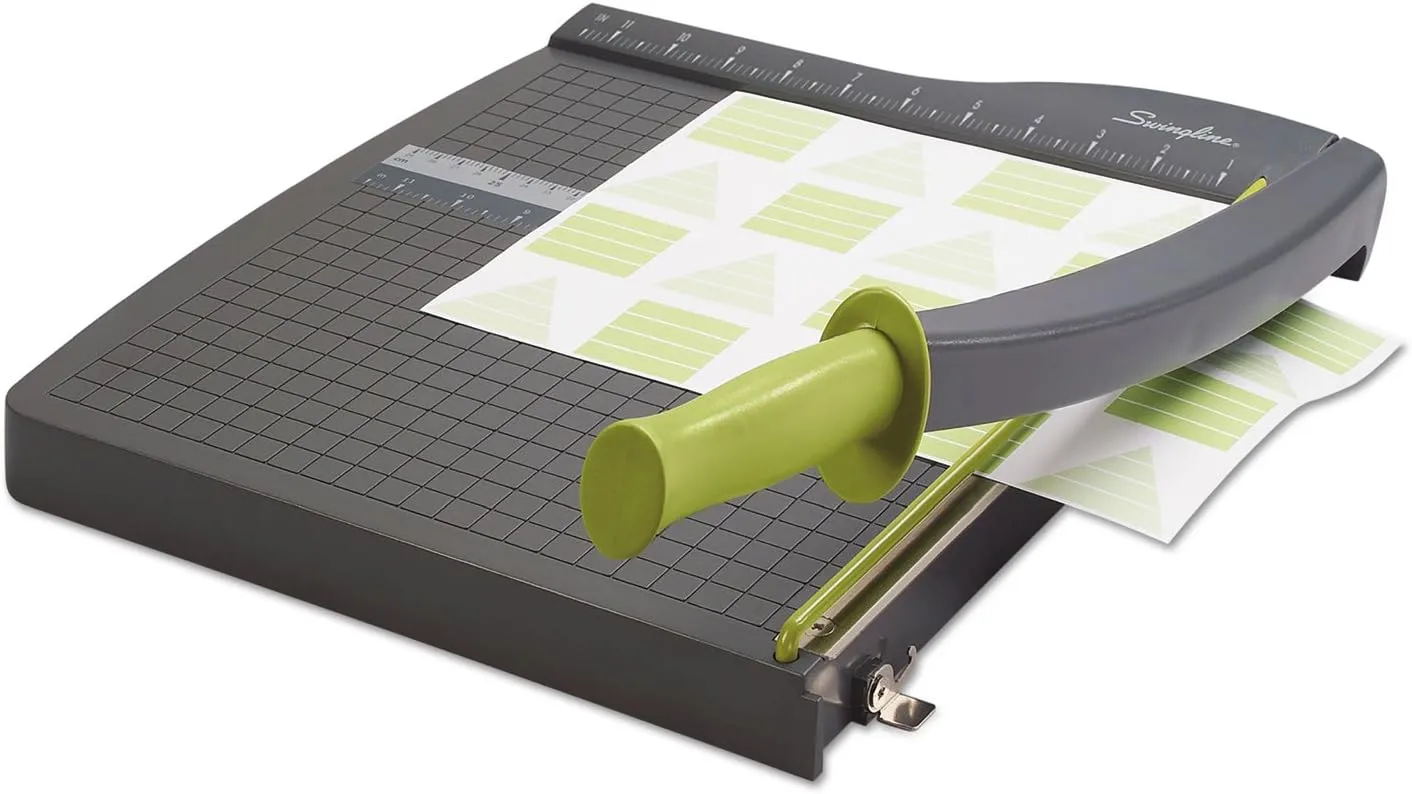 Swingline ClassicCut Lite Guillotine Trimmer, 12 in Cut Length, 10-Sheet Capacity