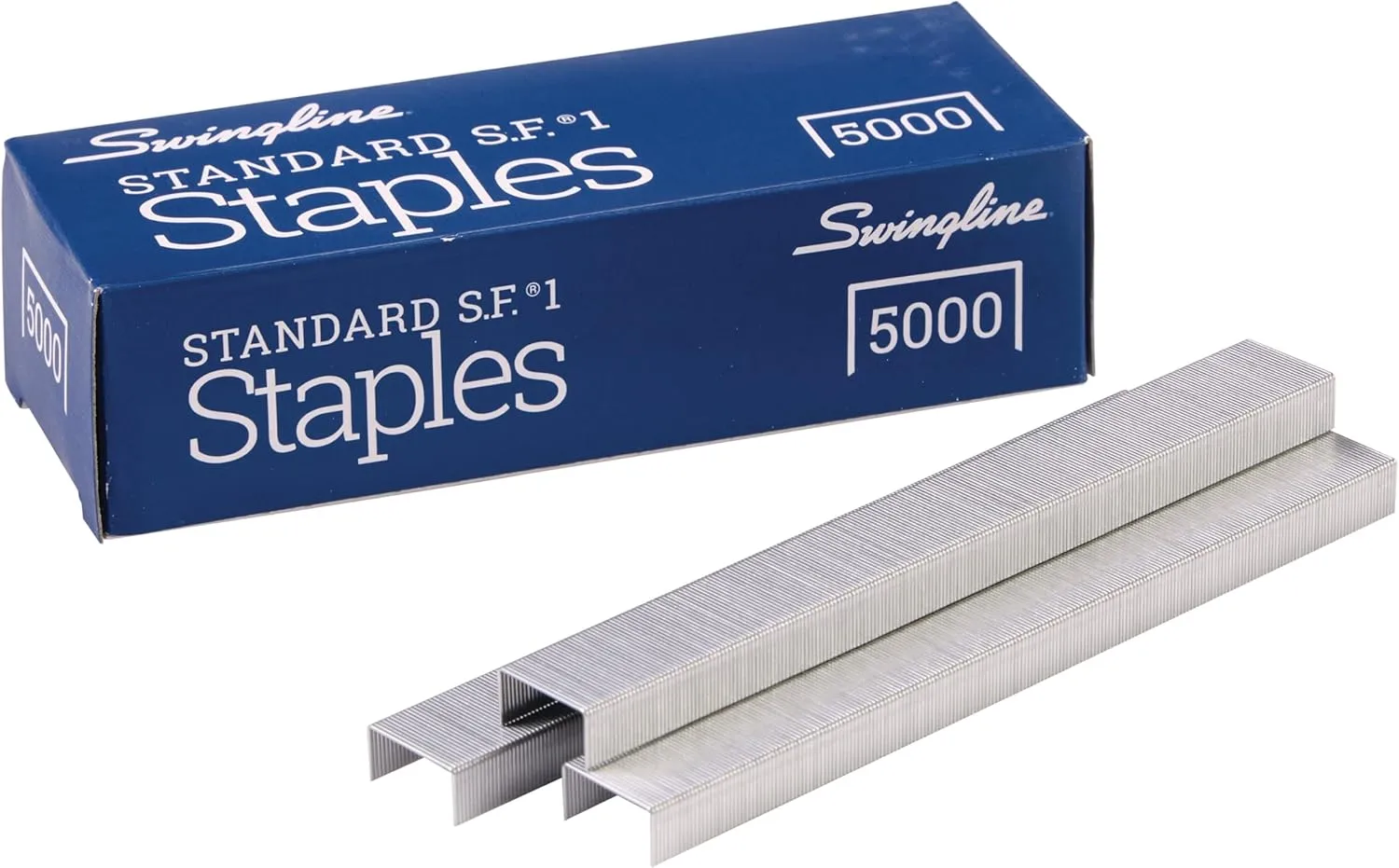 Swingline Staples, 5 Pack, Standard Staples for Desktop Staplers, 1/4" Length, 210/Strip, 5000/Box (35101)