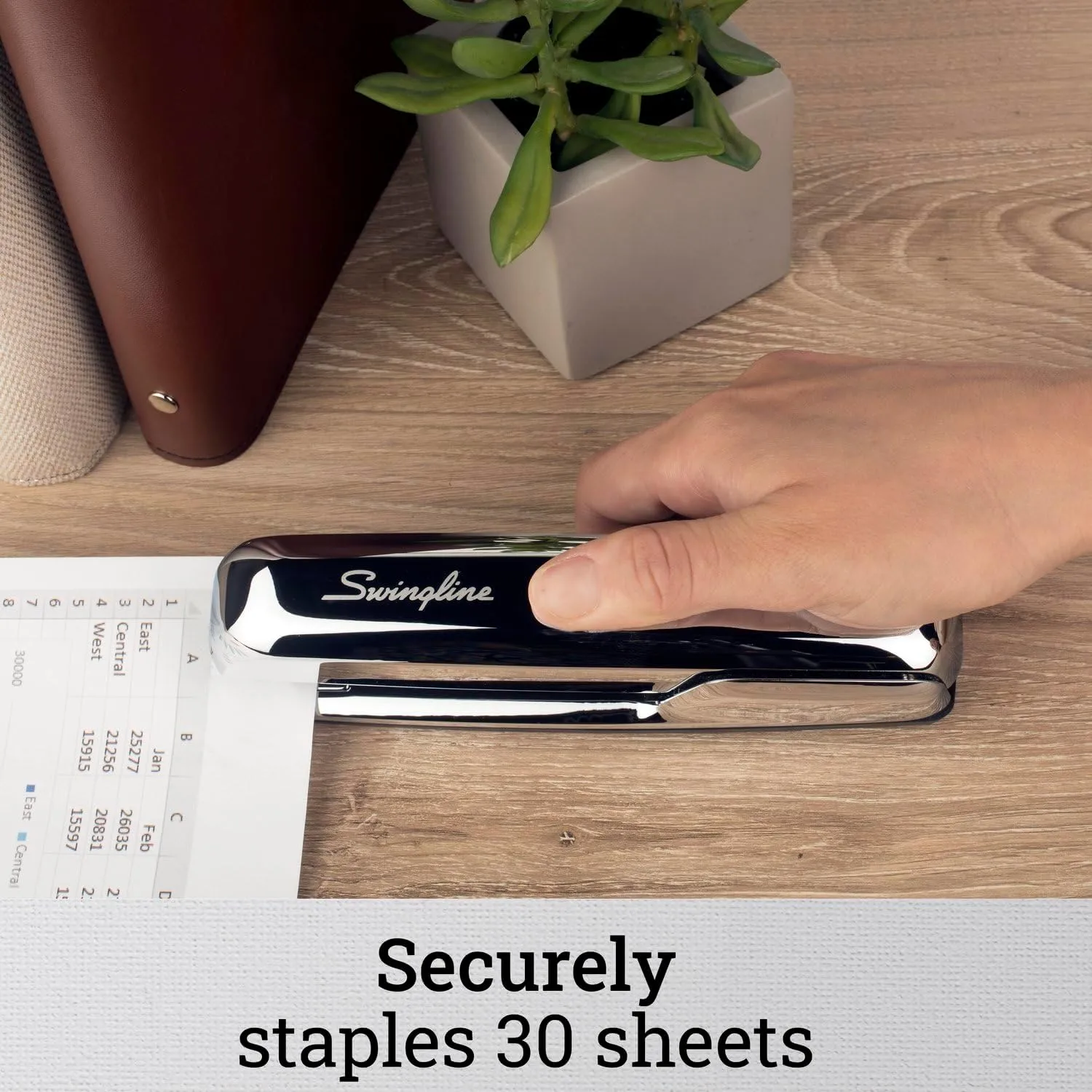 SWINGLINE 747 Business Stapler, 30-Sheet All-Metal Desktop