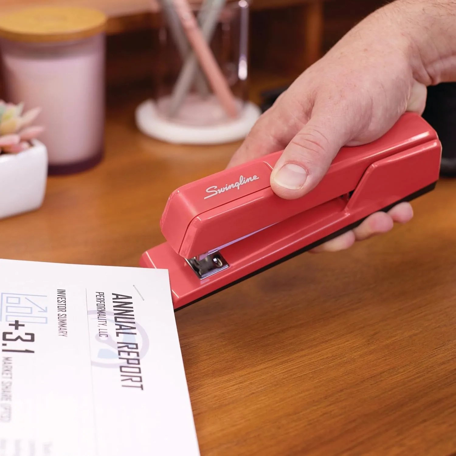 SWINGLINE 747 Classic Stapler, 30 Sheet Capacity, All-Metal