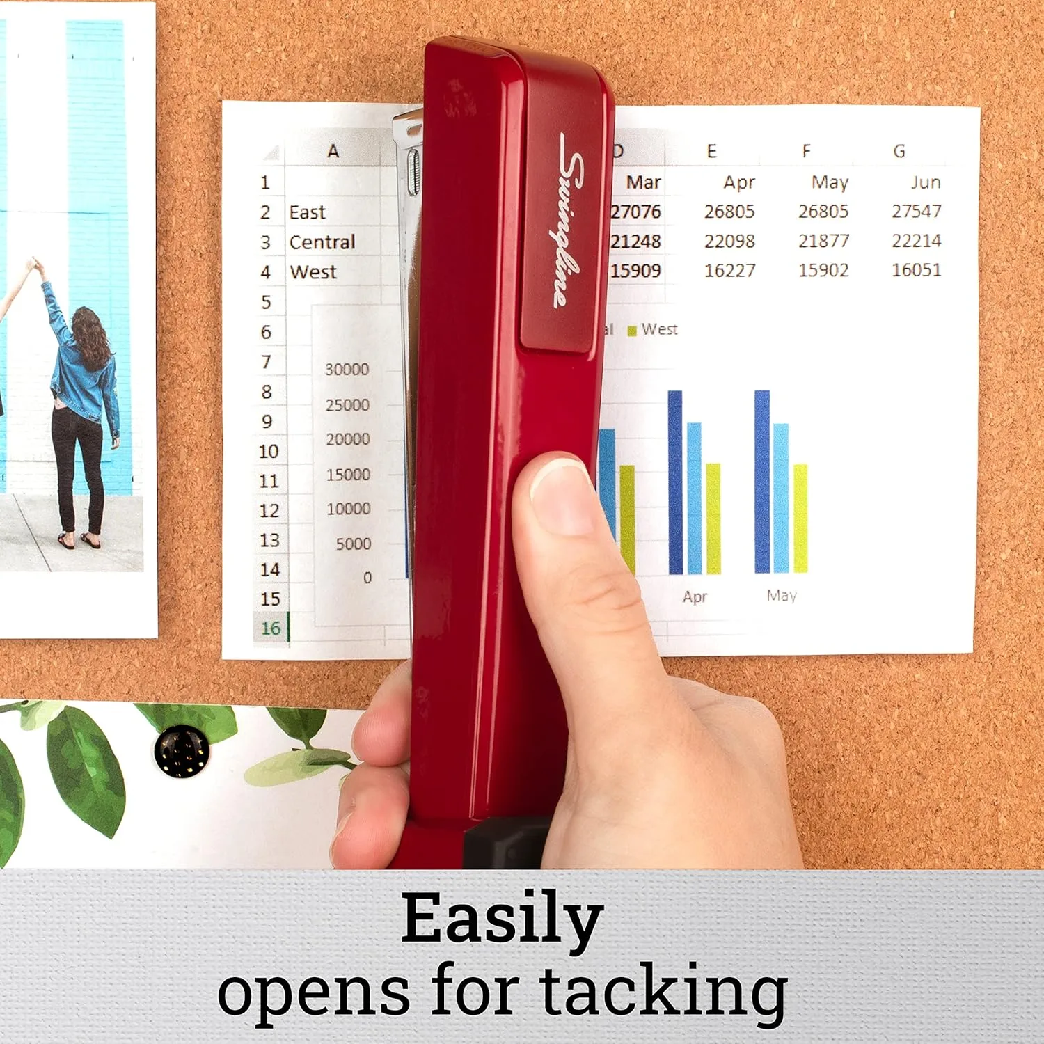 SWINGLINE 747 Classic Stapler, 30 Sheet Capacity, All-Metal