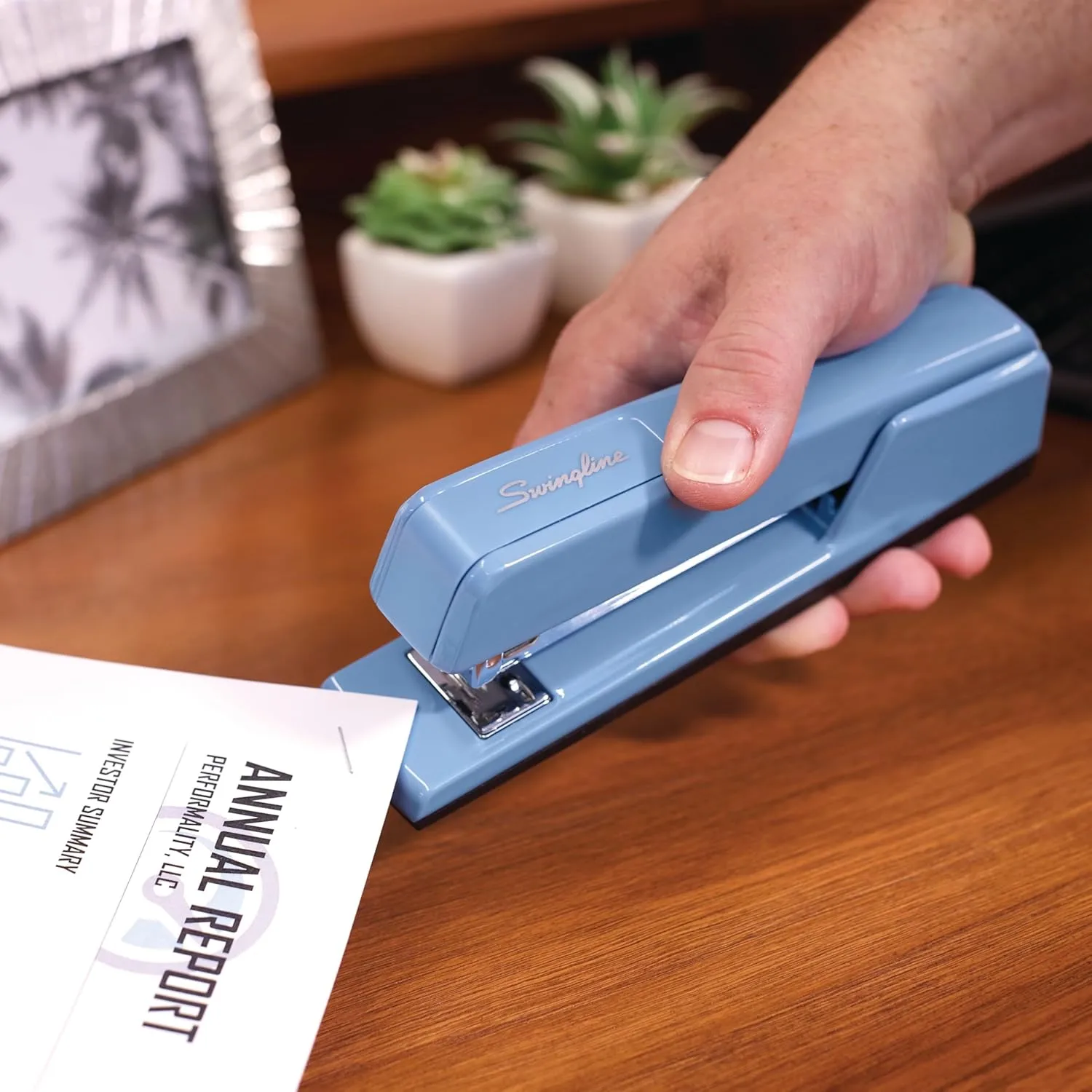 SWINGLINE 747 Classic Stapler, 30 Sheet Capacity, All-Metal