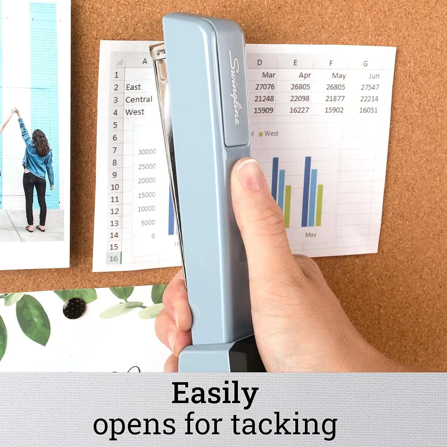 SWINGLINE 747 Classic Stapler, 30 Sheet Capacity, All-Metal