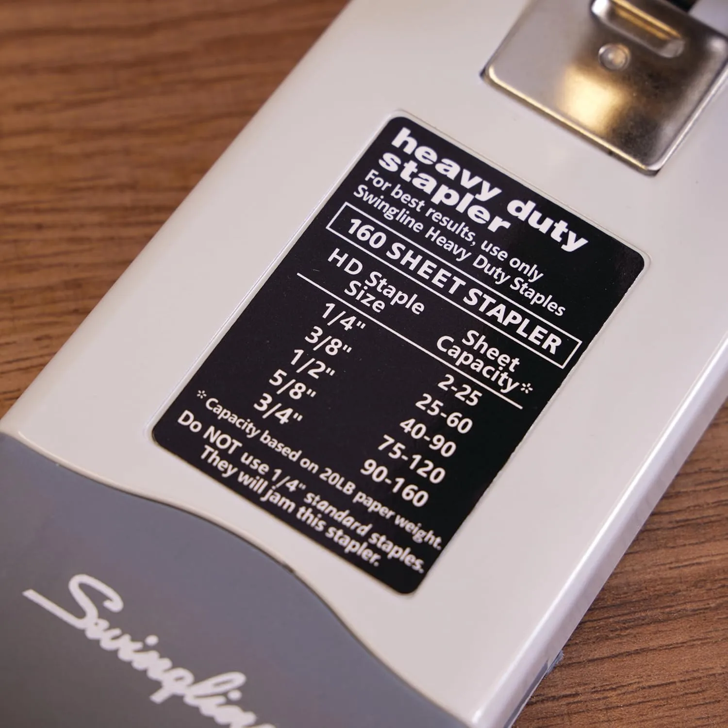 SWINGLINE Heavy Duty Stapler, 160-Sheet Capacity