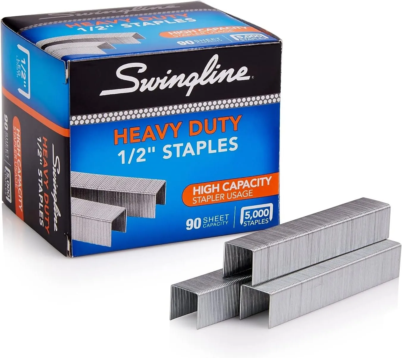 SWINGLINE Heavy Duty Staples, 100 Staples per Strip