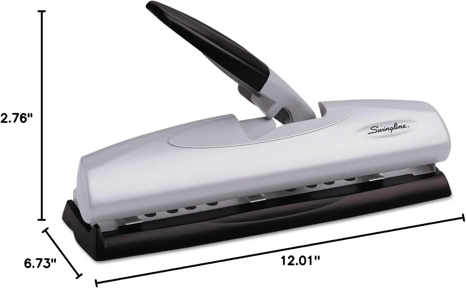 SWINGLINE LightTouch Adjustable Desktop Hole Punch