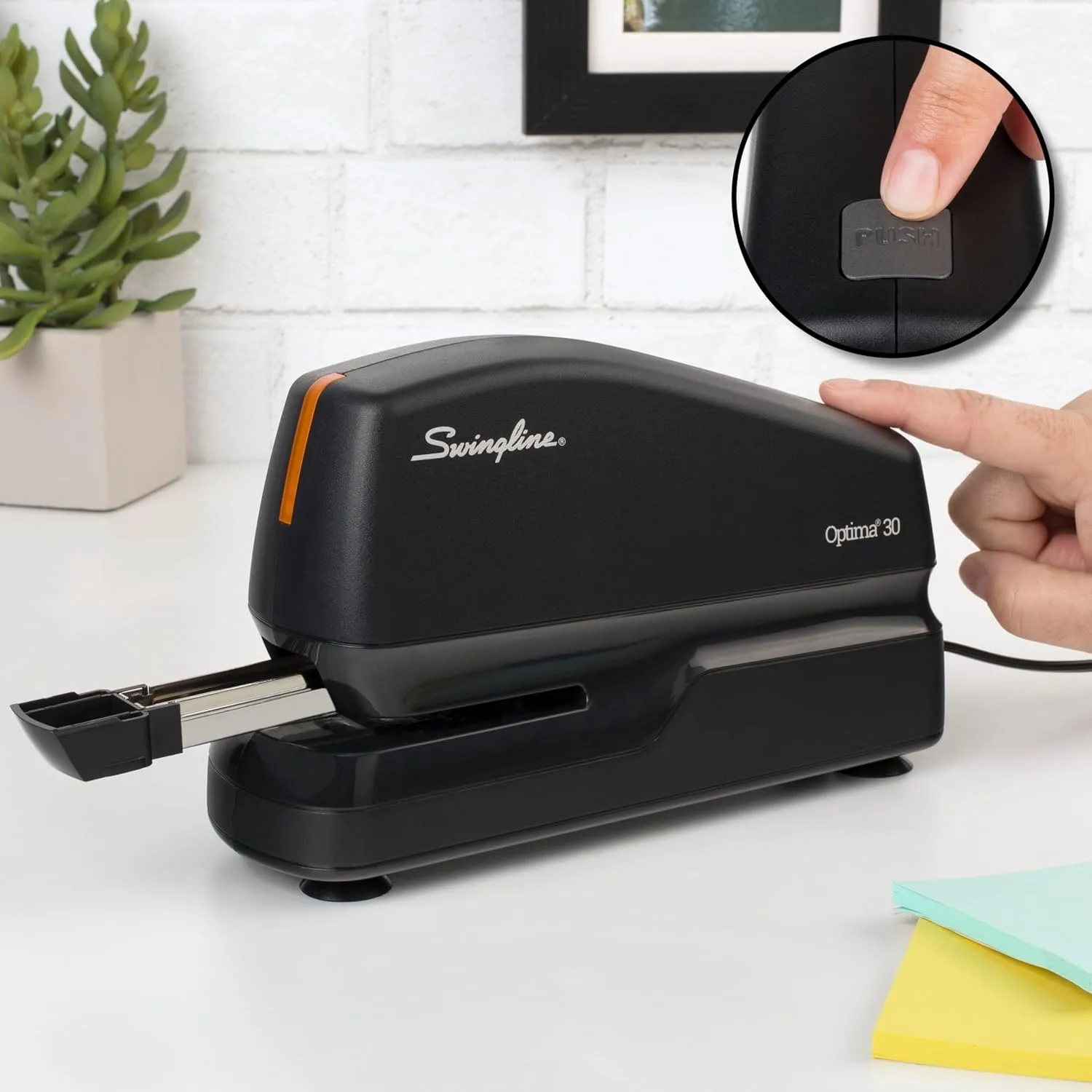 Swingline Optima 30 Electric Stapler, Black, S7042150