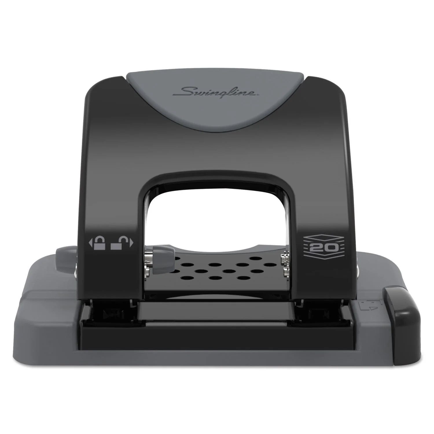 SWINGLINE 2-Hole Punch, Low-Force Metal Construction