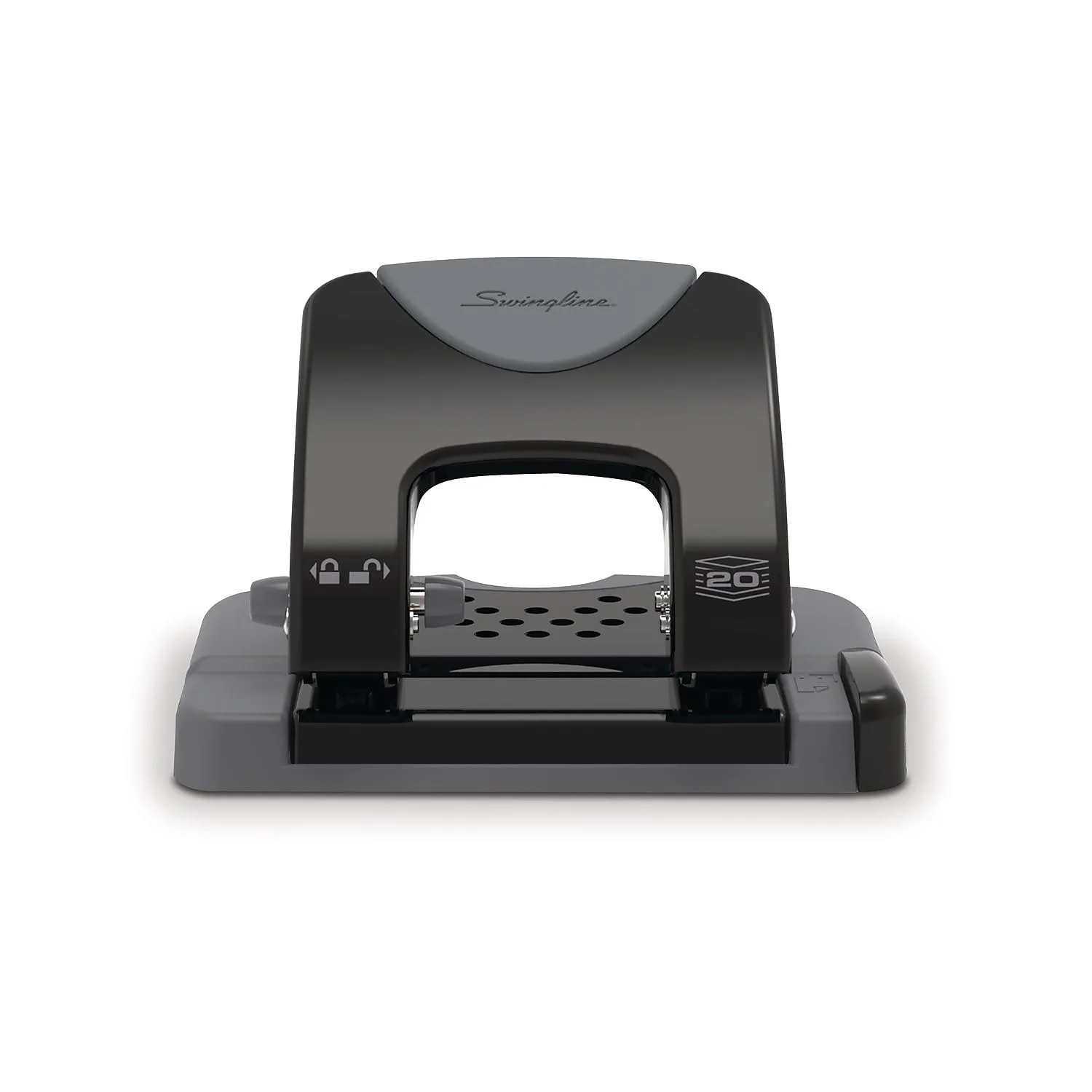 SWINGLINE 2-Hole Punch, Low-Force Metal Construction