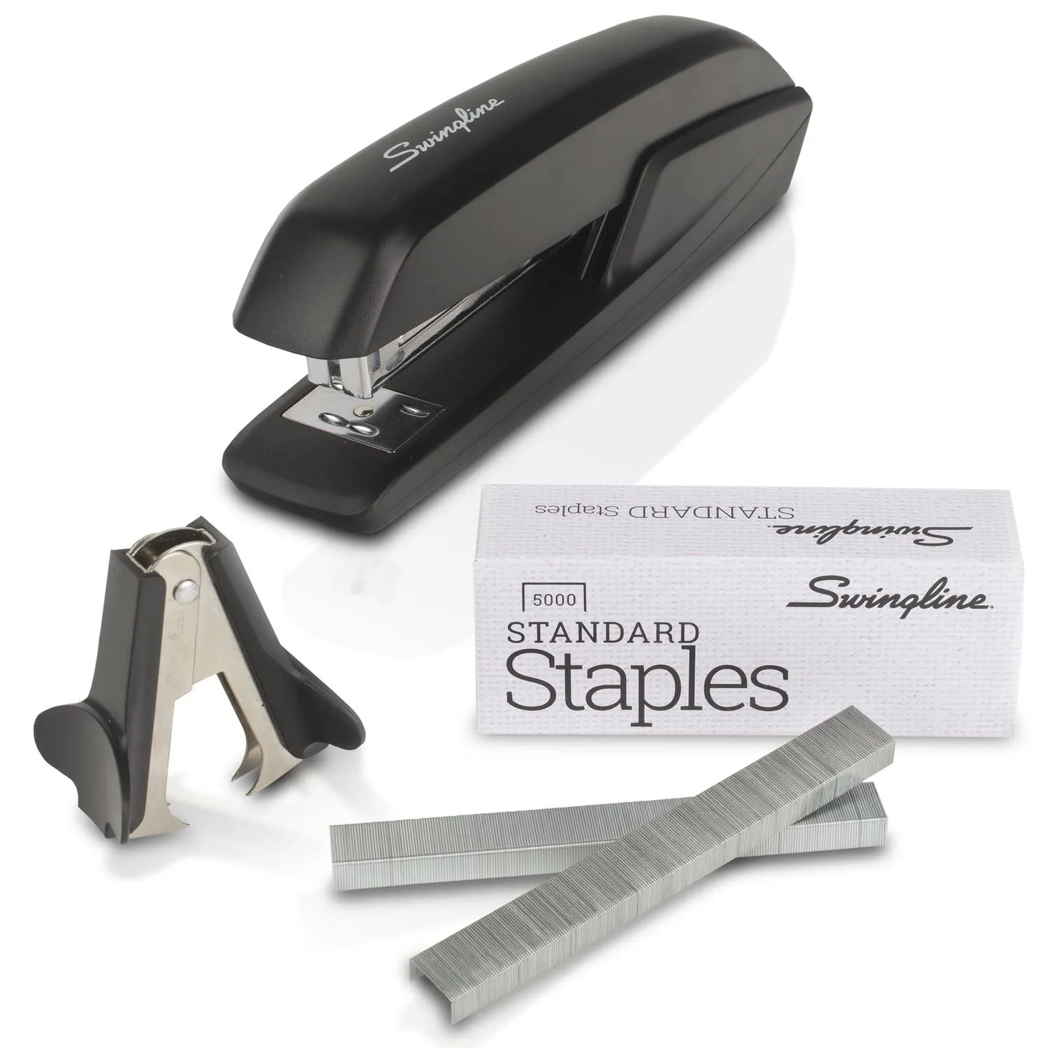 Swingline Stapler Value Pack, 20 Sheet Capacity, Includes 5,000 Staples & Remover, Black (54551)