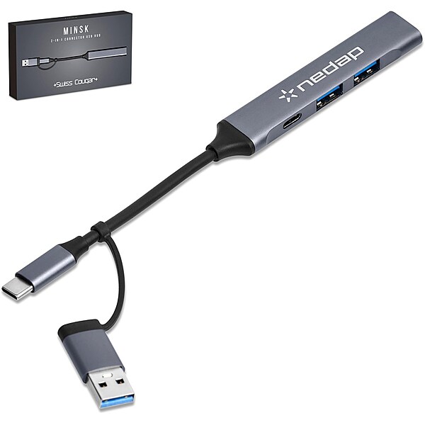 Minsk 2-in-1 Connector USB Hub