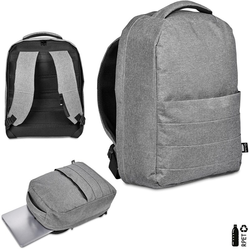 Tallinn Anti-Theft Recycled PET Laptop Backpack