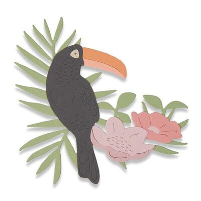 Uccello Tropicale - Fustella Bg Shot per carta, 17808