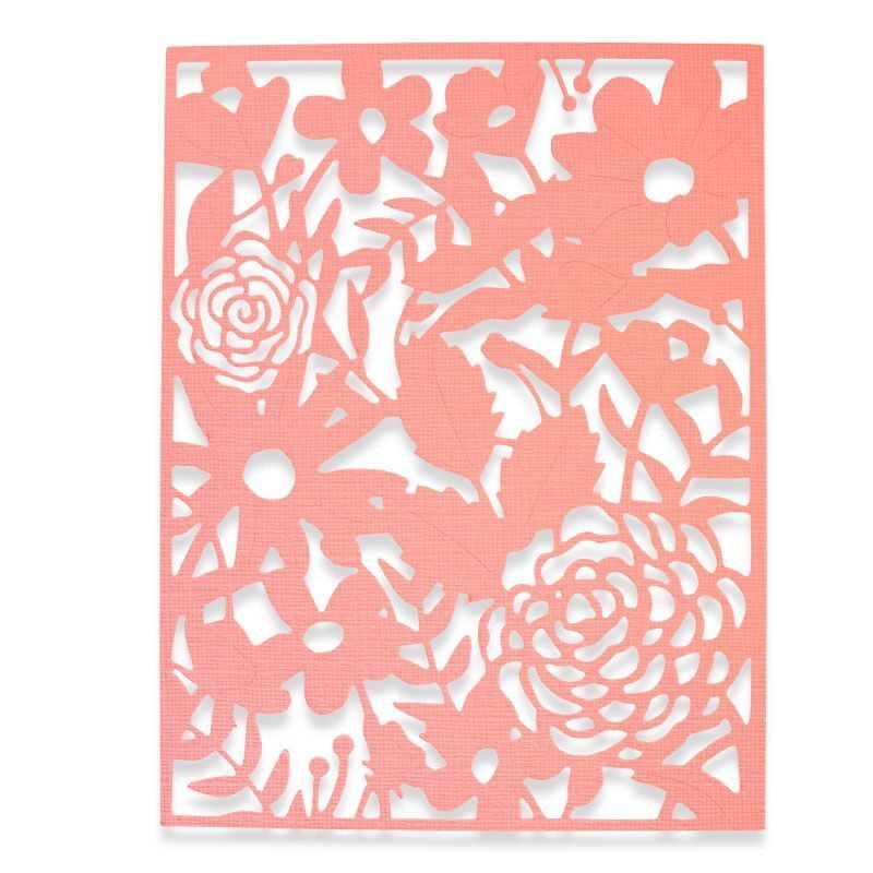 Country Rose - Fustella per Carta Sizzix Big Shot, 17339 Country Rose - Fustella per Carta Sizzix Big Shot, 17339