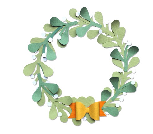 La Grande Ghirlanda di Natale - Fustella Big Shot PLUS La Grande Ghirlanda di Natale - Fustella Big Shot PLUS