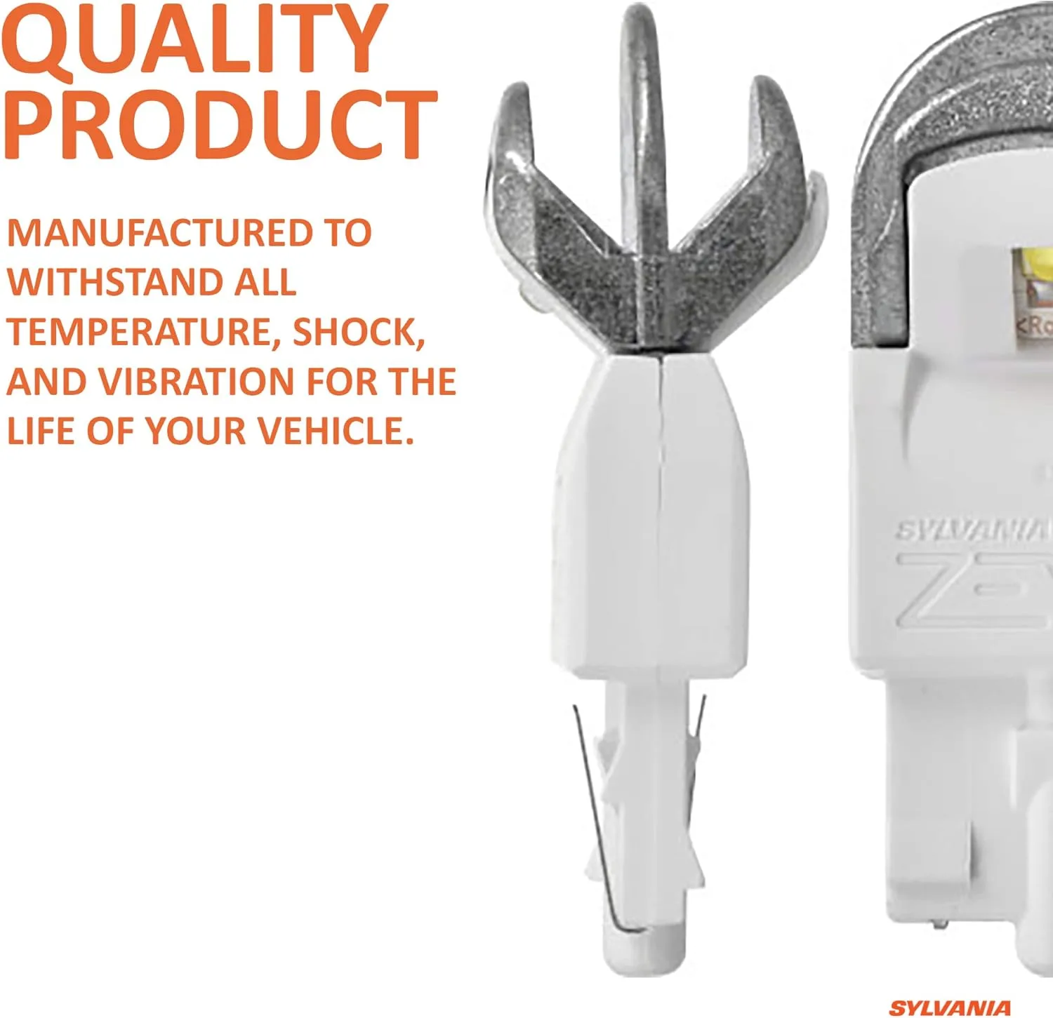SYLVANIA - 7440 T20 ZEVO LED White Bulb - Bright LED Bulb, Ideal for Daytime Running Lights (DRL) and Back-Up/Reverse Lights (Contains 2 Bulbs)