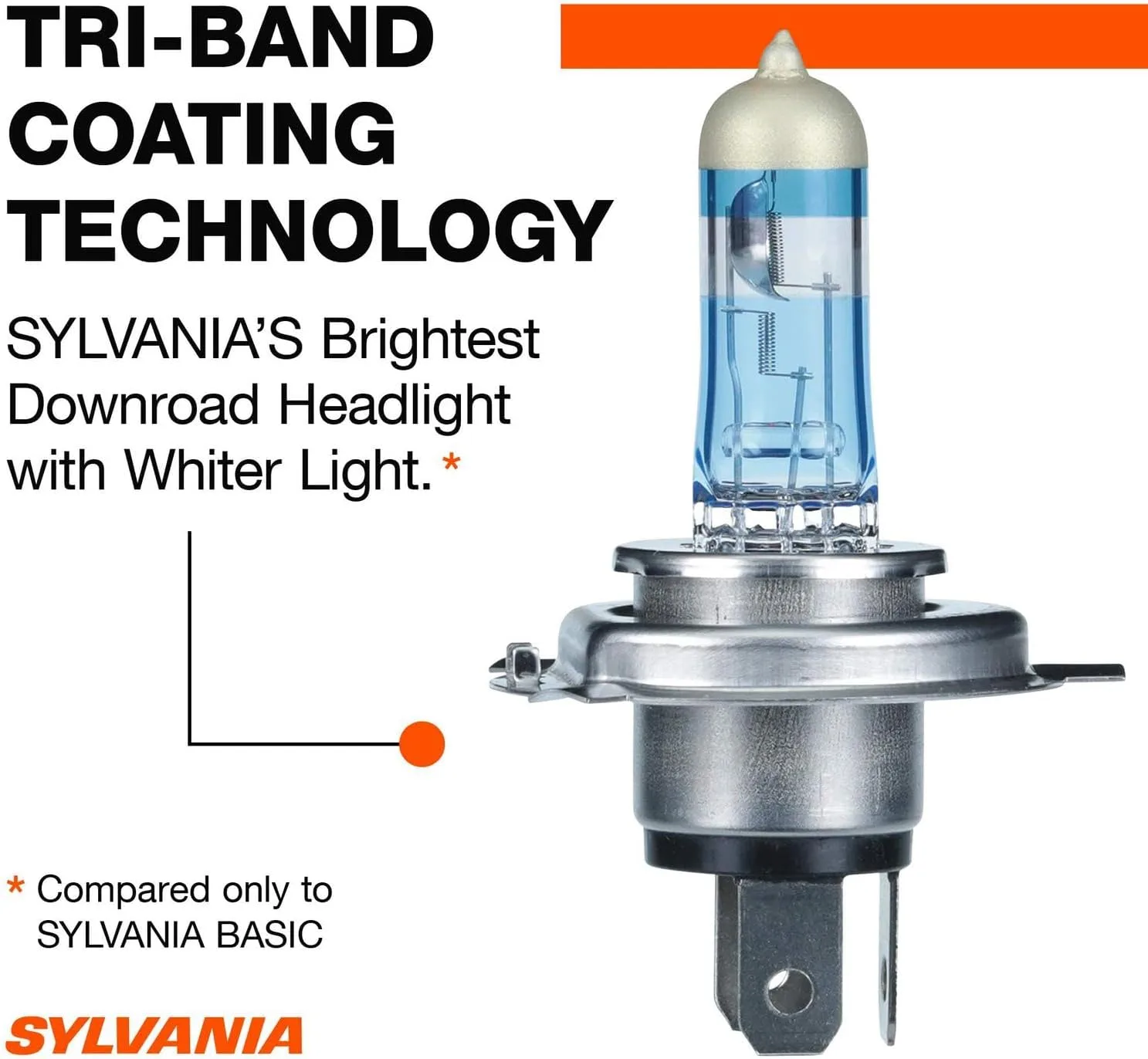 SYLVANIA - 9003 SilverStar Ultra - High Performance Halogen Headlight Bulb (Contains 1 Bulb)